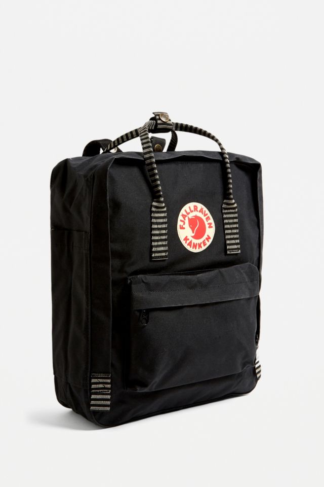 Black striped fjallraven outlet kanken