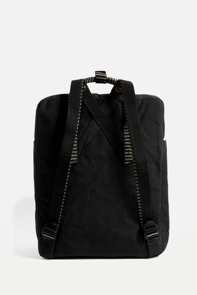 Fjallraven kanken black striped backpack clearance