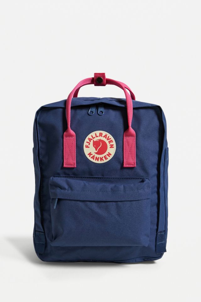 Fjallraven kanken 2025 bleu et rose