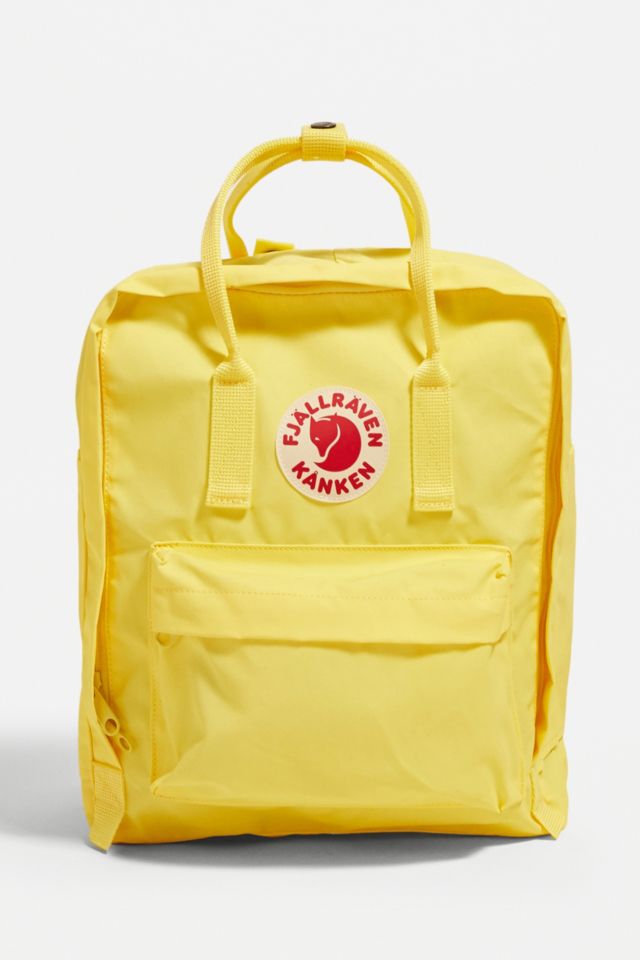 Fjallraven Kanken Corn Yellow Backpack Urban Outfitters UK