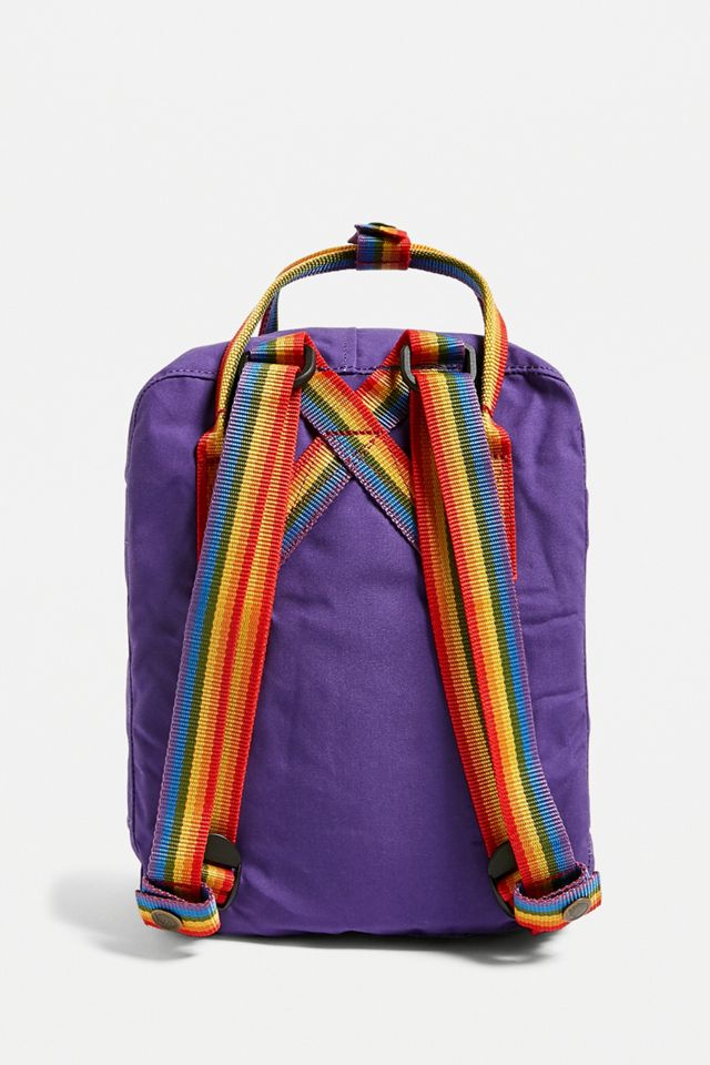 Fjallraven Kanken Mini Rainbow Handle Backpack #1