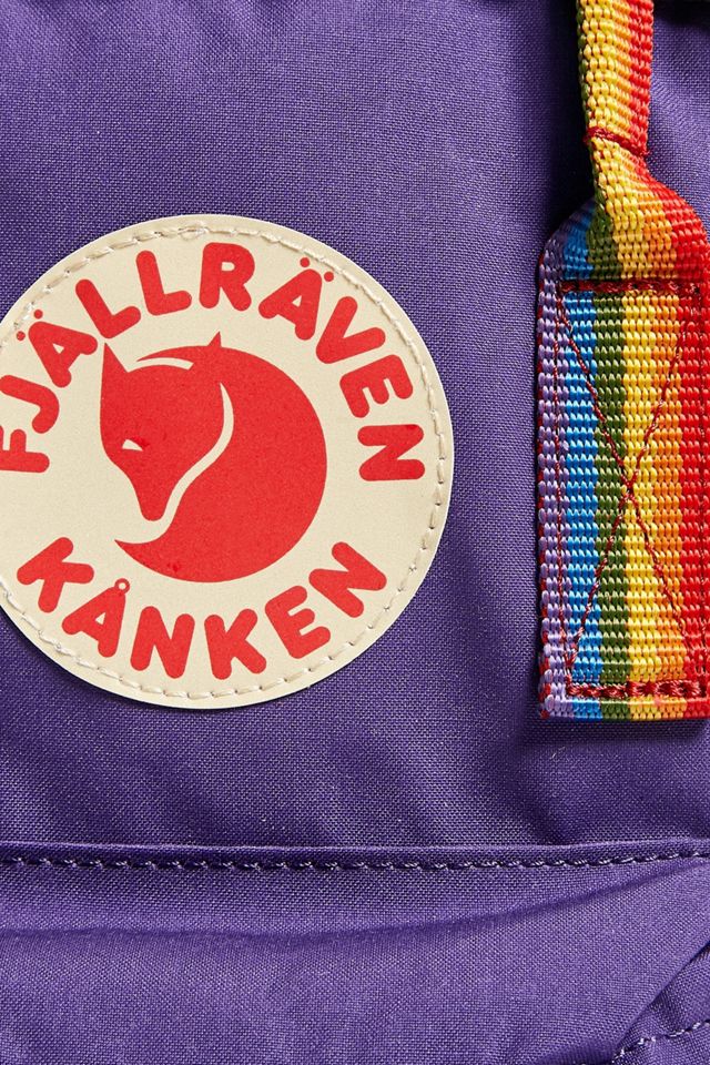 Fjallraven Kanken Mini Rainbow Handle Backpack #4