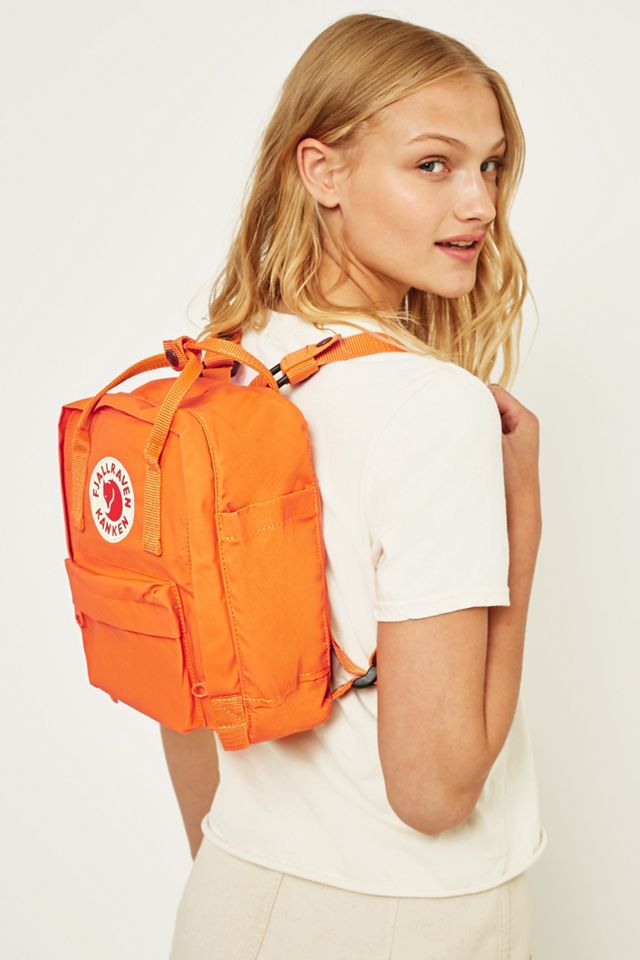 Fjallraven Mini Kanken Burnt Orange Backpack #1