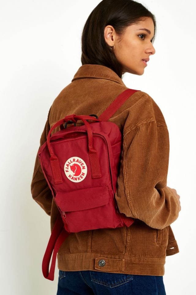 Fjallraven Kanken Ox Red Mini Backpack Urban Outfitters UK