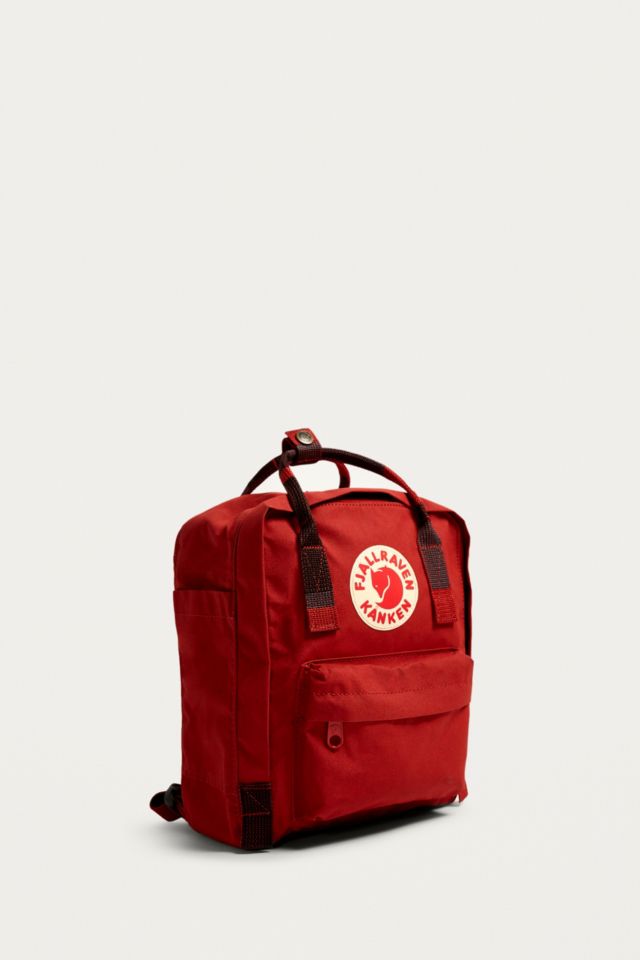 Fjallraven orders deep red random blocked