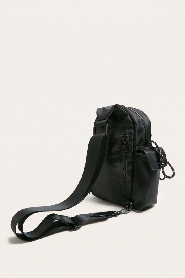 Black Nylon One-Shoulder Backpack #5