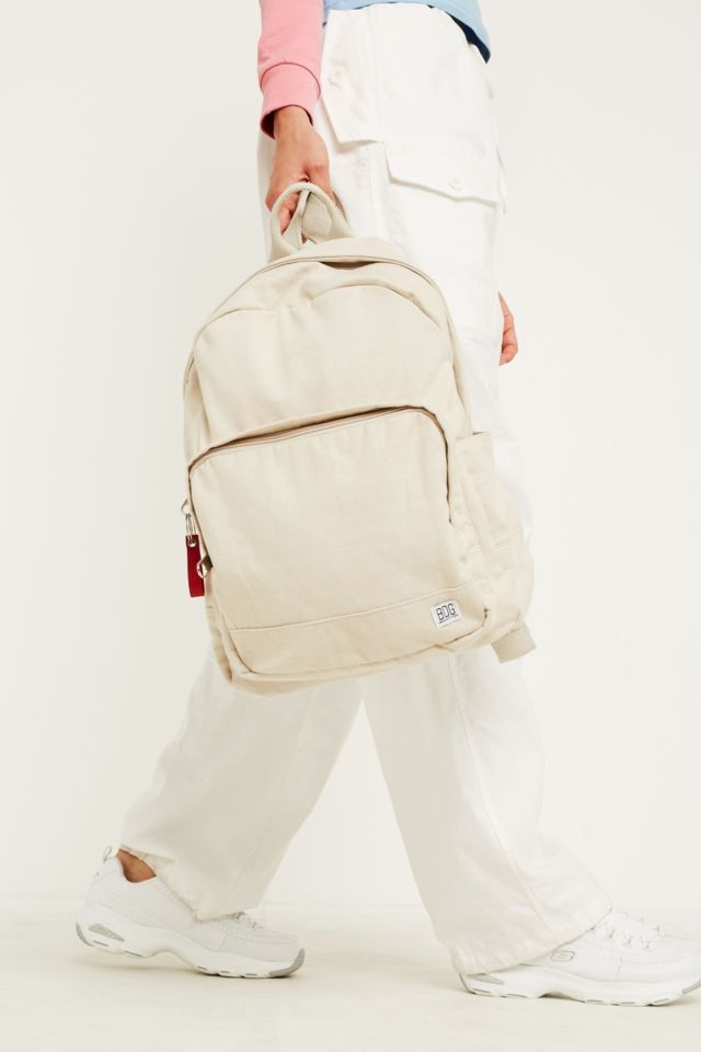 BDG Ivory Canvas Backpack