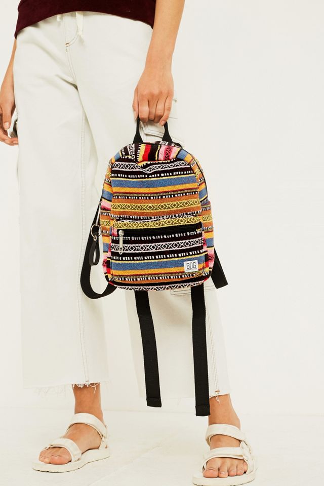 bdg tapestry stripe mini backpack BDG Tapestry Stripe Mini Backpack