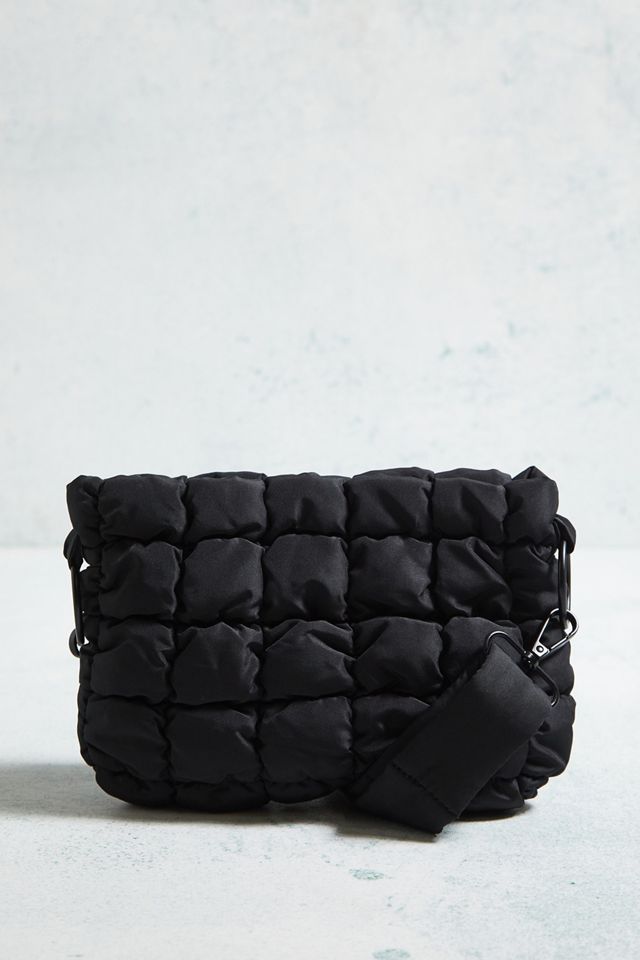 UO Mini Quilted Popcorn Knit Crossbody Bag | Urban Outfitters UK