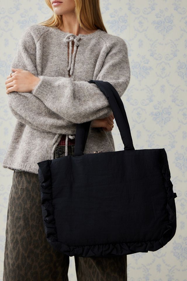 UO Frill Nylon Tote Bag #1