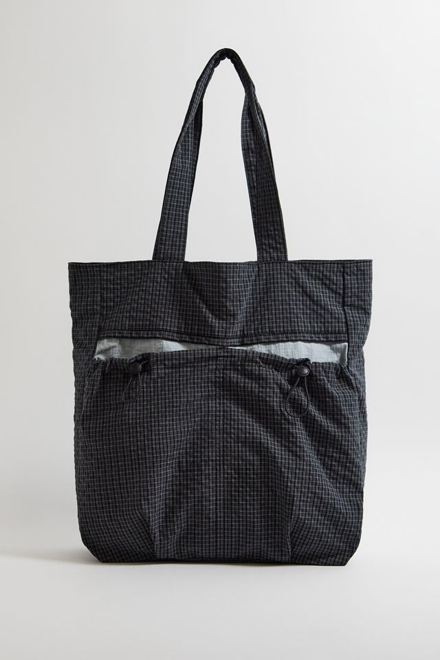 UO Check Nylon Tote Bag #1