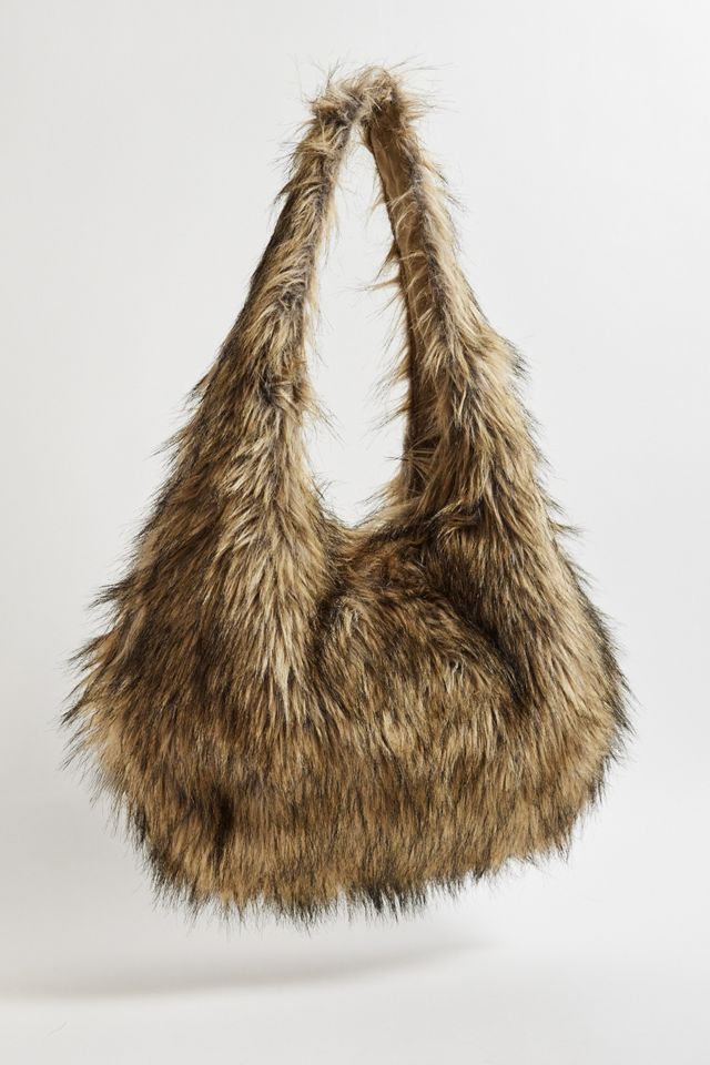 UO Jesse Faux Fur Shoulder Bag #1