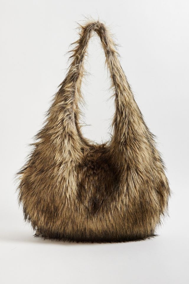 UO Jesse Faux Fur Shoulder Bag #4