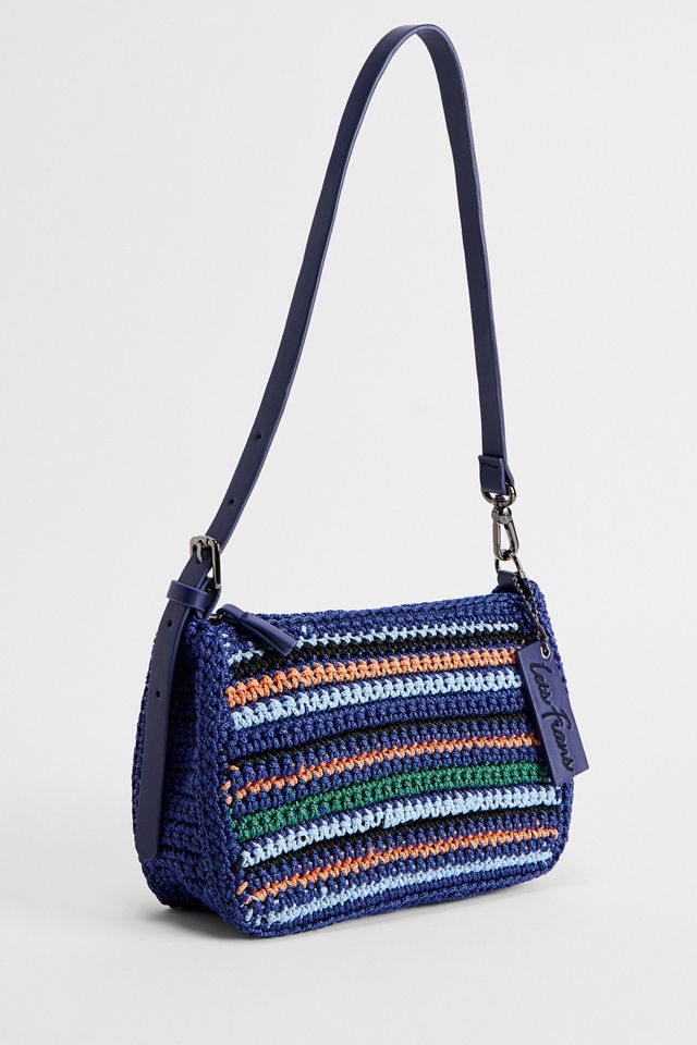 iets frans... Stripe Knit Small Shoulder Bag #3