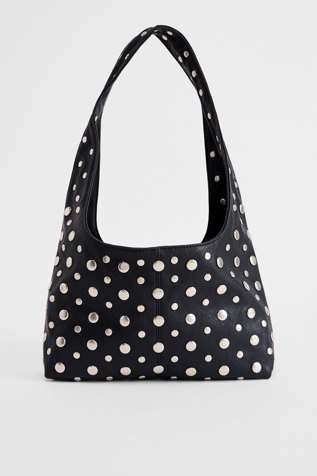 UO Mini Faux Leather Trapeze Studded Bag #1