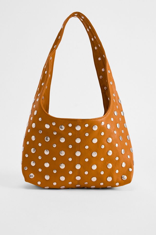 UO Mini Faux Leather Trapeze Studded Bag #4