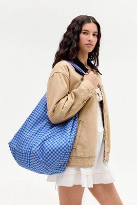 BDG Carryall Check Tote Bag