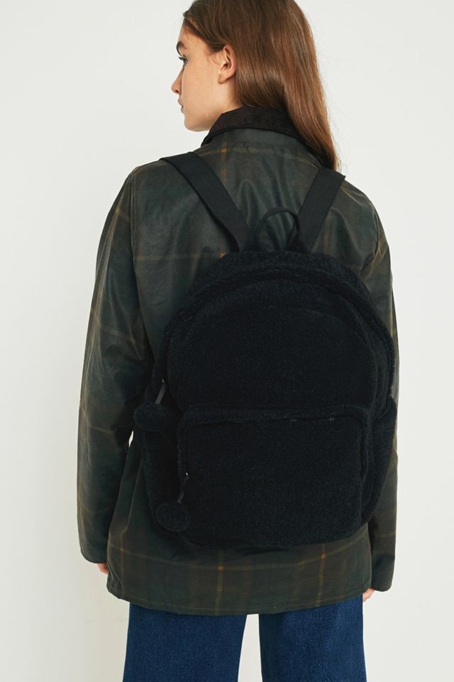 Urban Outfitters – Rucksack aus Kunstfell in Schwarz #1