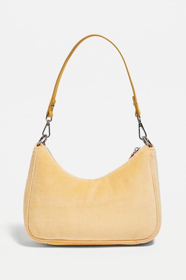 Bolso de hombro UO Velour Chain Accent #3