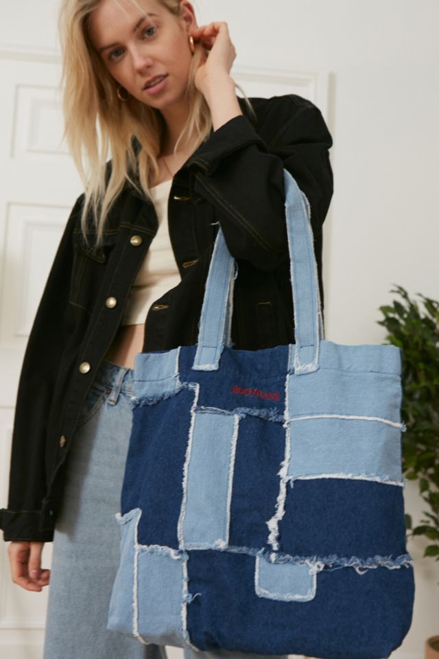 TOTE BAG IN PATCHWORK DENIM