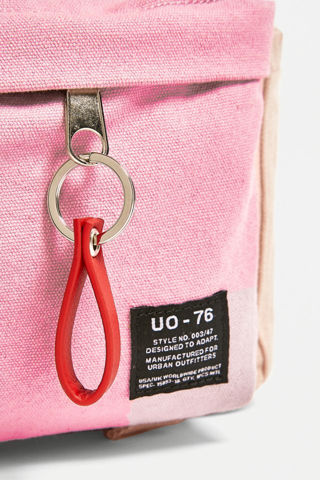 Urban Outfitters – Rucksack aus Leinen im Colour-Block-Design #3