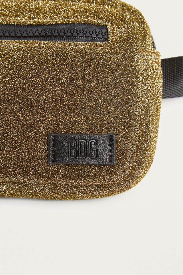 BDG - Sac banane carré doré brillant #2