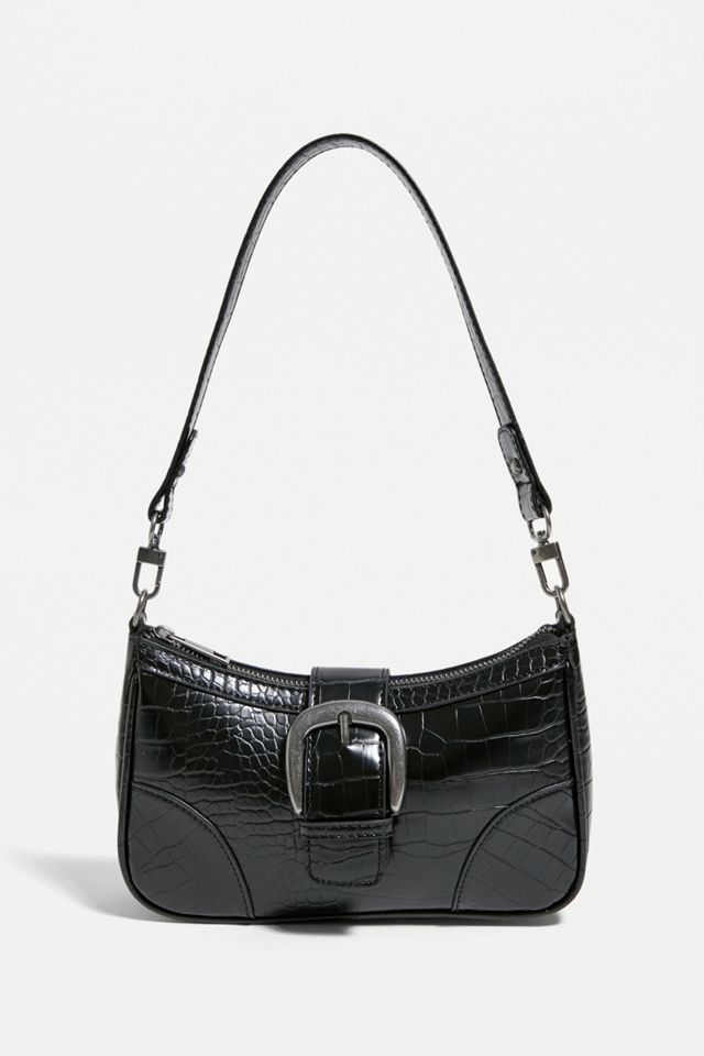 UO Buckle Accent Croc Shoulder Bag #2