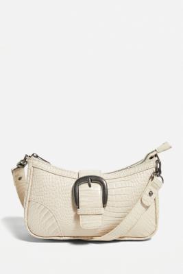 uo chain accent croc shoulder bag