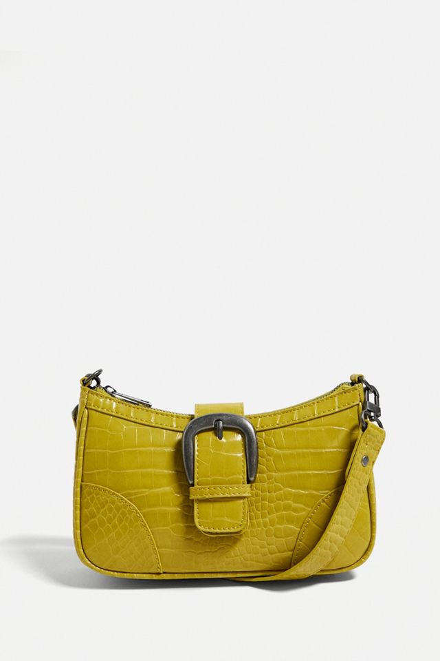 UO Buckle Accent Croc Shoulder Bag #2