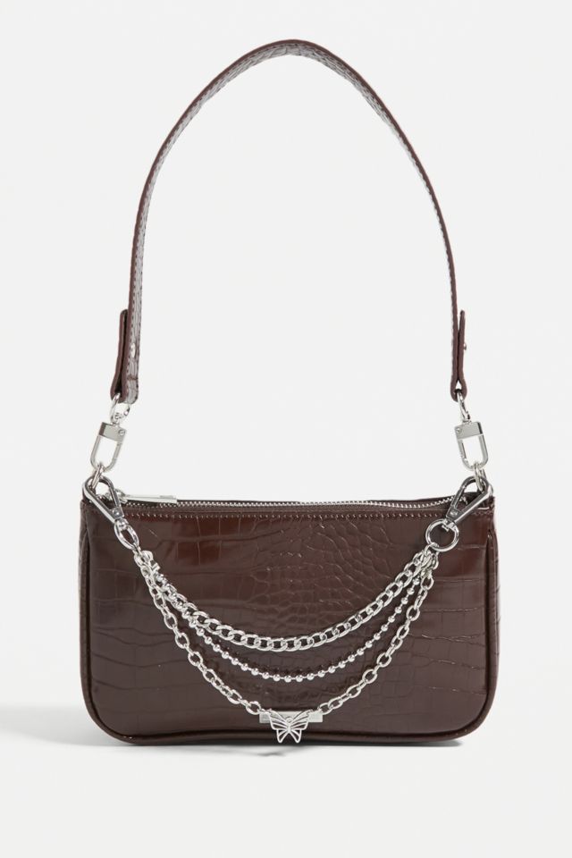 Uo chain accent discount croc shoulder bag