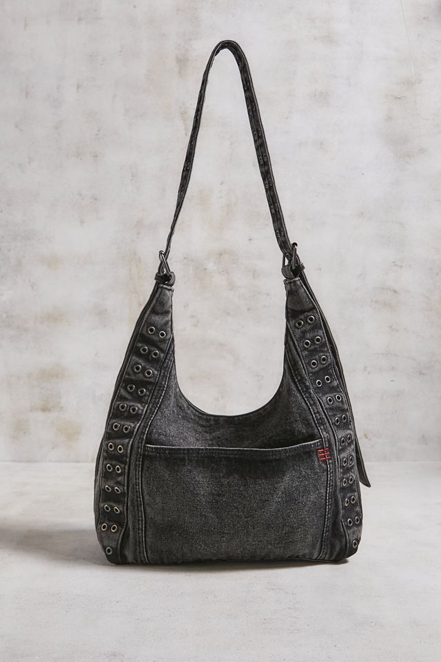 BDG Denim Eyelet Trapeze Shoulder Bag  #1