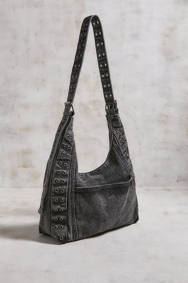 BDG Denim Eyelet Trapeze Shoulder Bag  #2