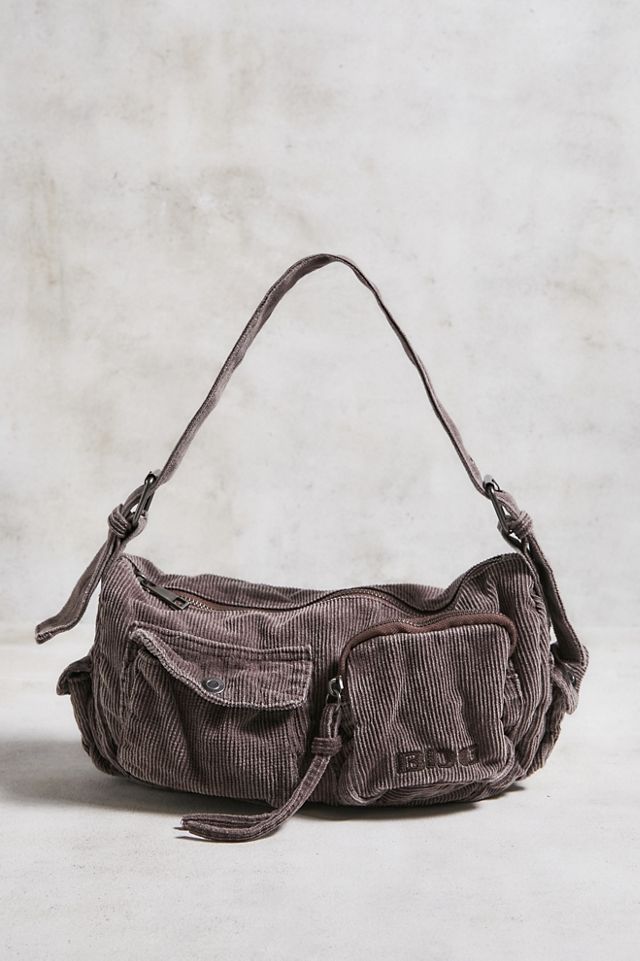 BDG Amelia Bolso de hombro con bolsillo de pana #1