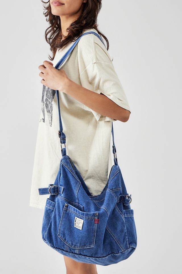 BDG Denim Patchwork Sling Bag #1