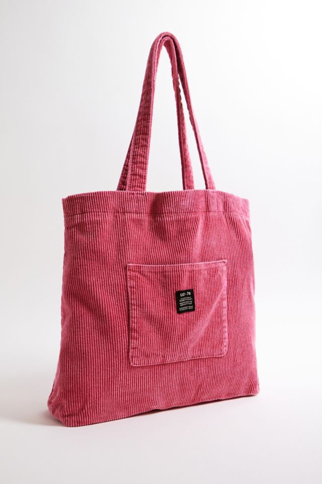 Uo corduroy pocket tote bag hot sale