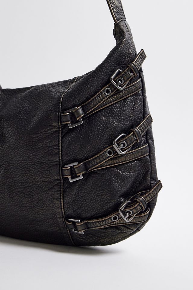 UO Buckle Faux Leather Slouch Bag #2