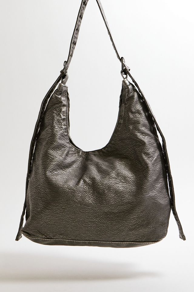 UO Faux Leather Eyelet Trapeze Shoulder Bag #2