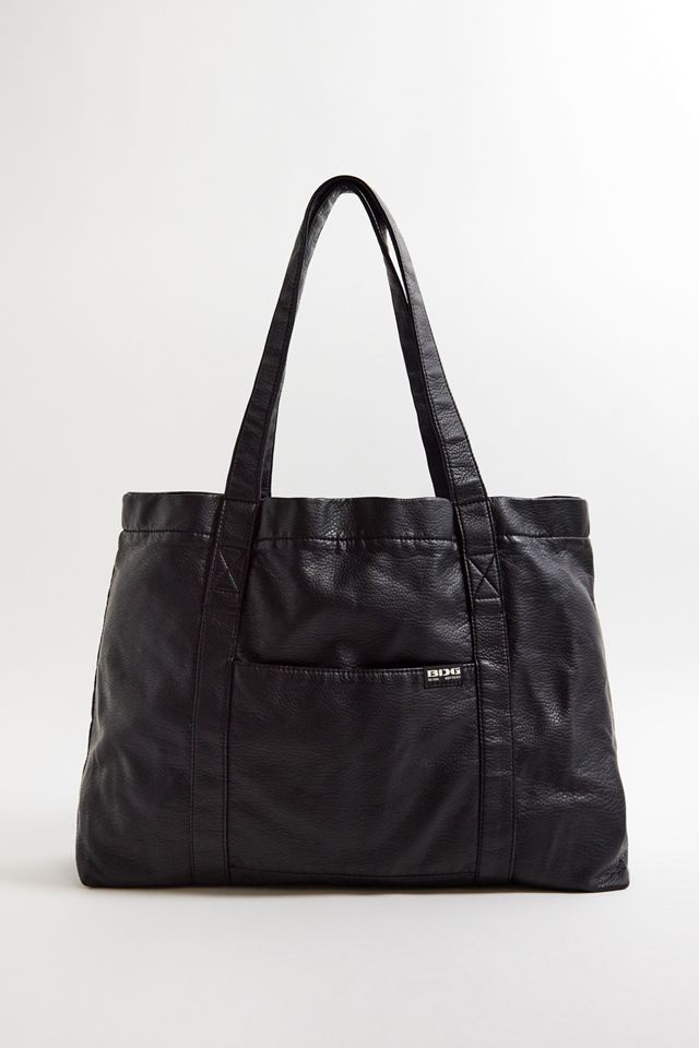 BDG Faux Leather Tote Bag