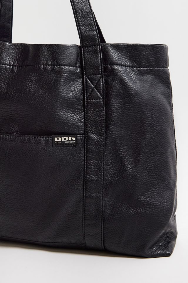 BDG Faux Leather Tote Bag