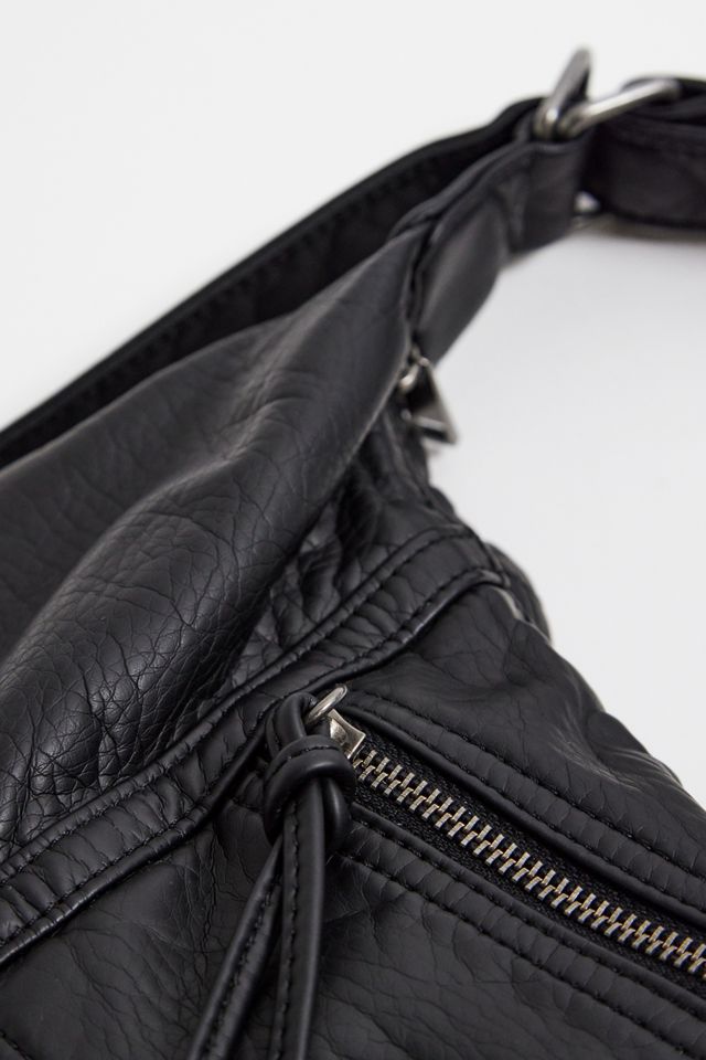 UO Washed Faux Leather Multi-Wear Backpack #8