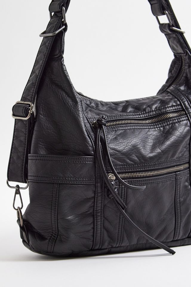 UO Washed Faux Leather Multi-Wear Backpack #9