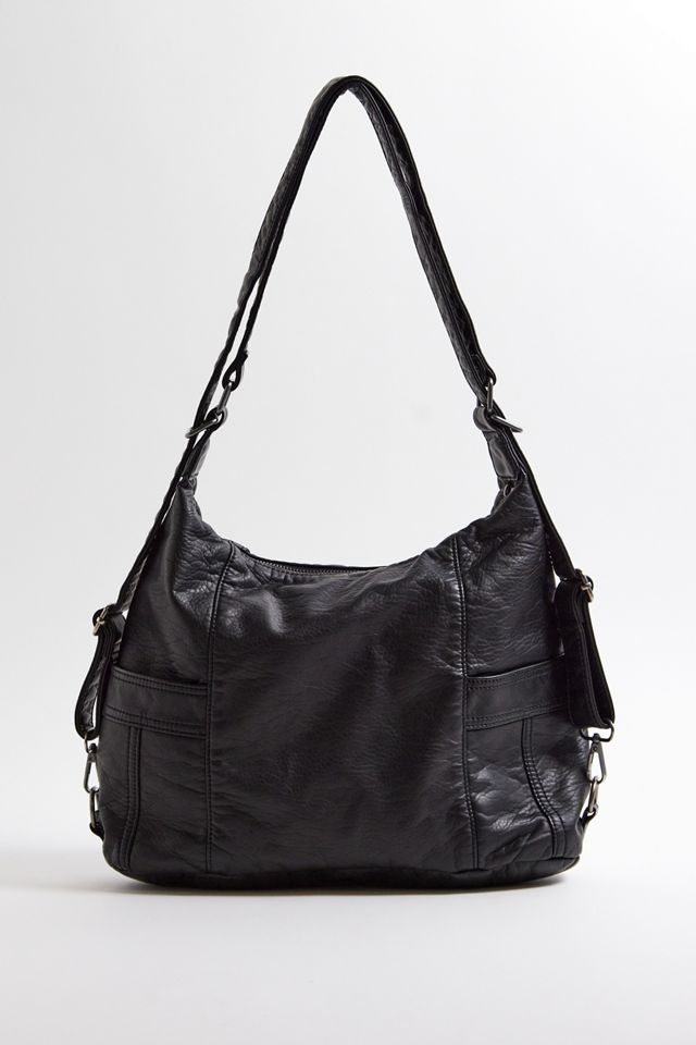 UO Washed Faux Leather Multi-Wear Backpack #10