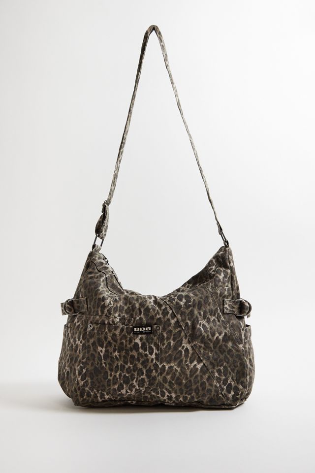 BDG Leopard Print Canvas Sling Bag  #2