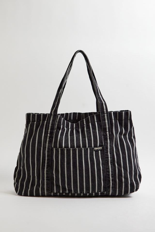 BDG Stripe Canvas Tote Bag #1