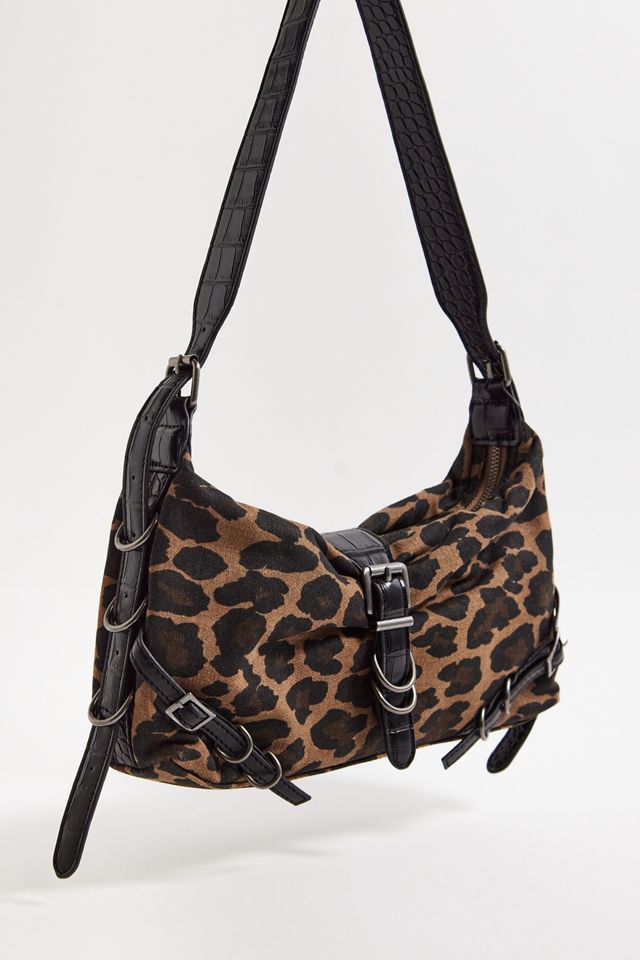 UO Hayden Leopard Print Shoulder Bag #1