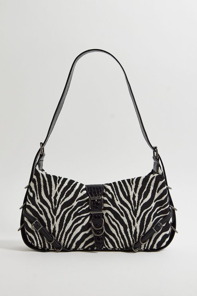 Bolso de Hombro UO Hayden con Estampado de Cebra #1