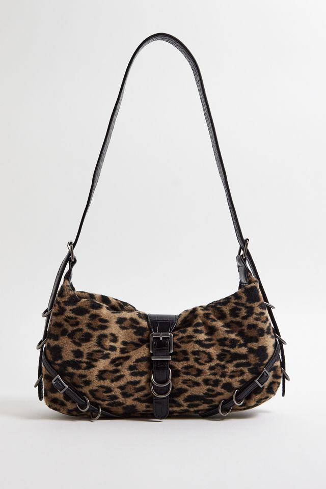 UO Hayden Faux Fur Leopard Bag #1