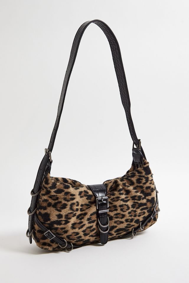 UO Hayden Faux Fur Leopard Bag #3