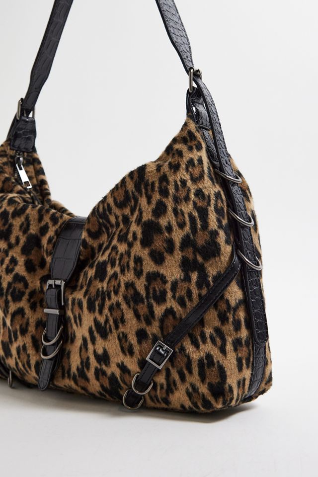 UO Hayden Faux Fur Leopard Bag #1