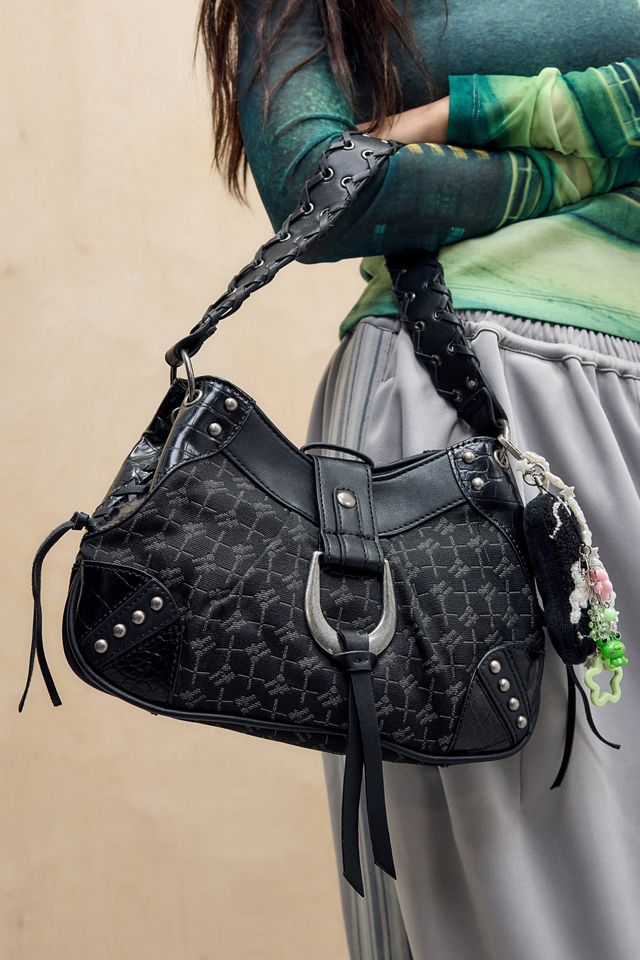 iets frans... Monogramm Quasten Schultertasche #1